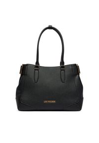 Love Moschino - LOVE MOSCHINO Torebka JC4095PP1PLT1000 Czarny. Kolor: czarny. Materiał: skórzane #6