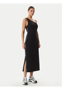 EA7 Emporio Armani Sukienka letnia 7W000962 AF12484 UC001 Czarny Regular Fit. Kolor: czarny. Materiał: bawełna. Sezon: lato #4
