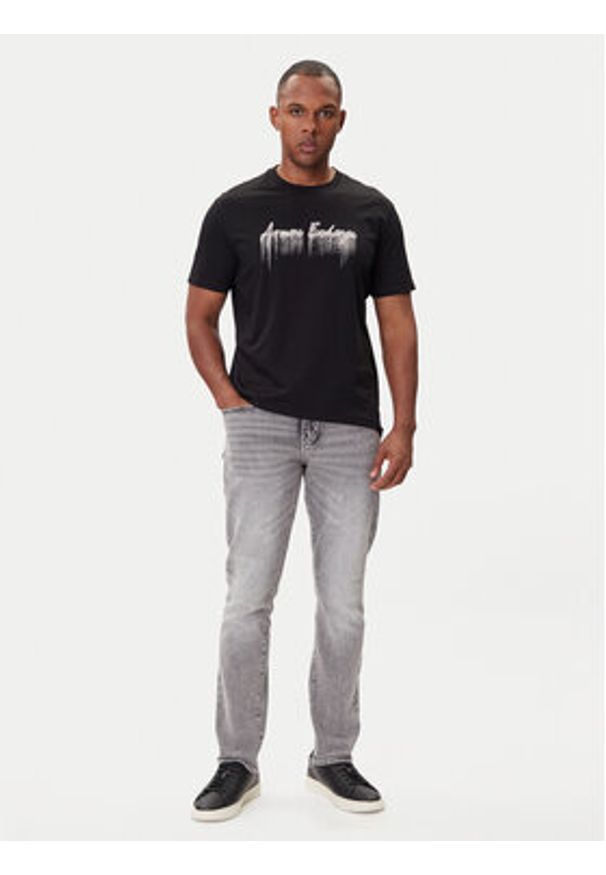Armani Exchange T-Shirt XM001462 AF10364 UC001 Czarny Regular Fit. Kolor: czarny. Materiał: bawełna