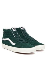 Vans Sneakersy Sk8-Hi VN000BW7EME1 Zielony. Kolor: zielony. Materiał: zamsz, skóra #6