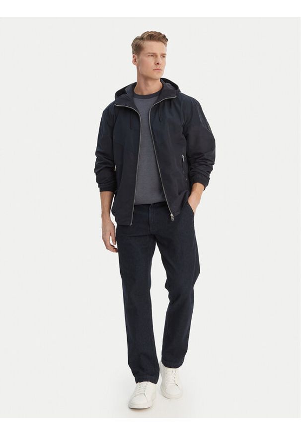 BOSS Kurtka przejściowa H-Cireno 4 50544135 Granatowy Regular Fit. Kolor: niebieski. Materiał: syntetyk