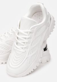 Renee - Białe Sneakersy Olelaira. Kolor: biały. Materiał: materiał #5