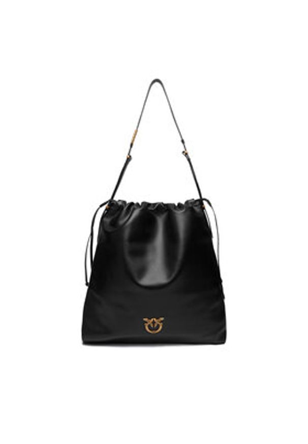 Pinko - PINKO Torebka Slouchy Extra Ai 25-26 PLTT 104364 A0QO Czarny. Kolor: czarny. Materiał: skórzane