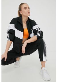 adidas Performance dres HD9029 damski kolor czarny. Kolor: czarny. Materiał: dresówka #1