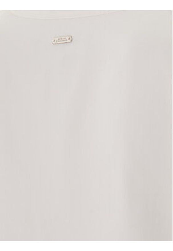 Armani Exchange Bluzka XW000732 AF16122 U1003 Écru Loose Fit. Kolor: kremowy. Materiał: wiskoza