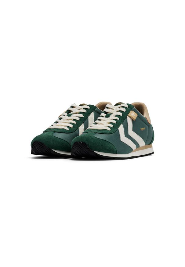 Sneakersy Hummel Stadion Nylon. Okazja: na co dzień. Kolor: zielony. Materiał: nylon