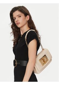Love Moschino - LOVE MOSCHINO Torebka JC4164PP1MLM0110 Écru. Materiał: skórzane