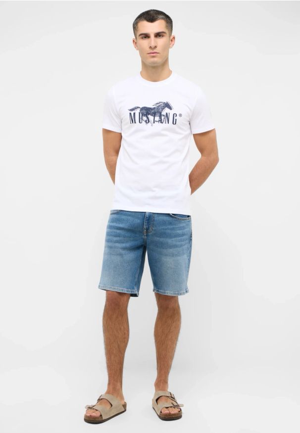 Męskie szorty Mustang Style Denver Shorts Denim Blue 1016454 5000 584. Materiał: denim