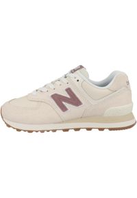 Buty Lifestyle New Balance Sneakers - Dla Kobiet Damskie. Okazja: na co dzień. Kolor: beżowy. Model: New Balance 574