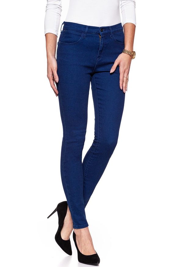 Wrangler - WRANGLER HIGH SKINNY RINSEWASH W27H61023. Stan: podwyższony