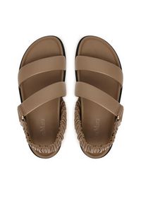 Max Mara Sandały 2614521072600 Beżowy. Kolor: beżowy. Materiał: skóra #4