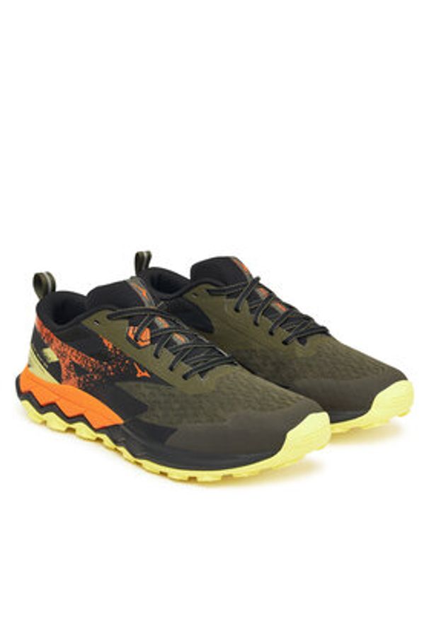 Mizuno Buty do biegania Wave Daichi 9 J1GJ2573 Zielony. Kolor: zielony. Materiał: materiał. Model: Mizuno Wave
