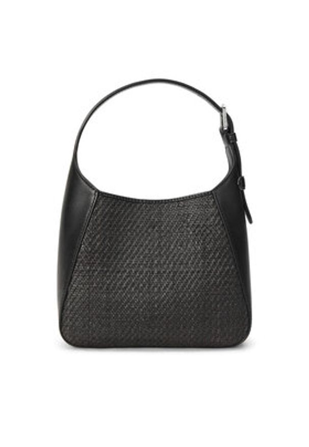 Lauren Ralph Lauren - LAUREN RALPH LAUREN Torebka Tanner 431966751002 Czarny. Kolor: czarny. Materiał: skórzane