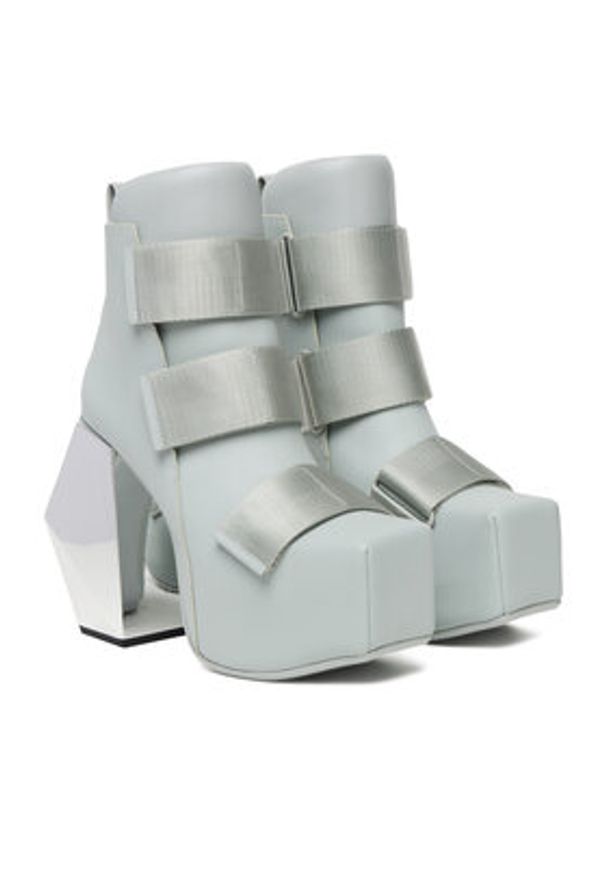 United Nude Botki Stage Tron 1094290516 Szary. Kolor: szary. Materiał: skóra