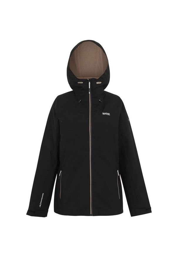 Kurtka turystyczna damska Regatta Wentwood IX. Kolor: czarny. Materiał: poliester. Sport: turystyka piesza