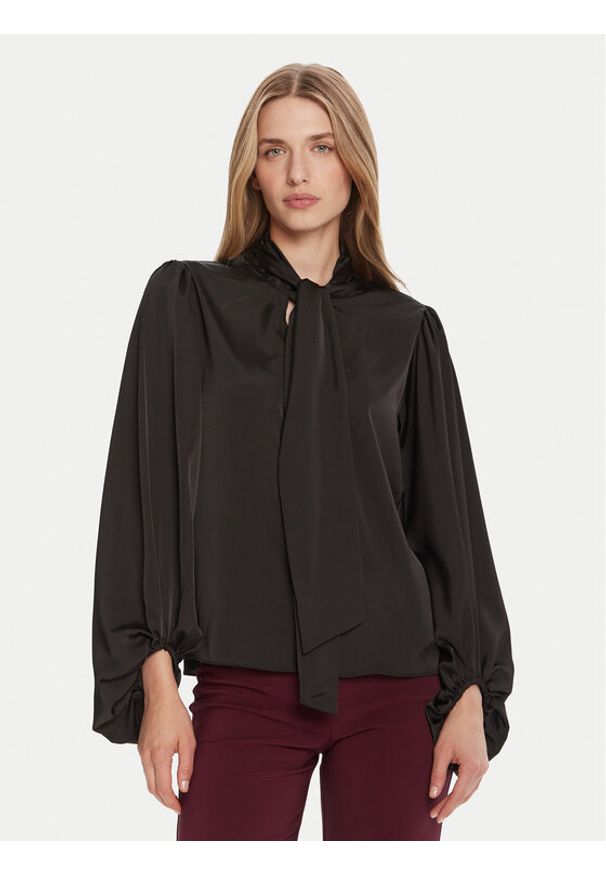 Rinascimento Bluzka CFC0126202003 Czarny Loose Fit. Kolor: czarny. Materiał: syntetyk