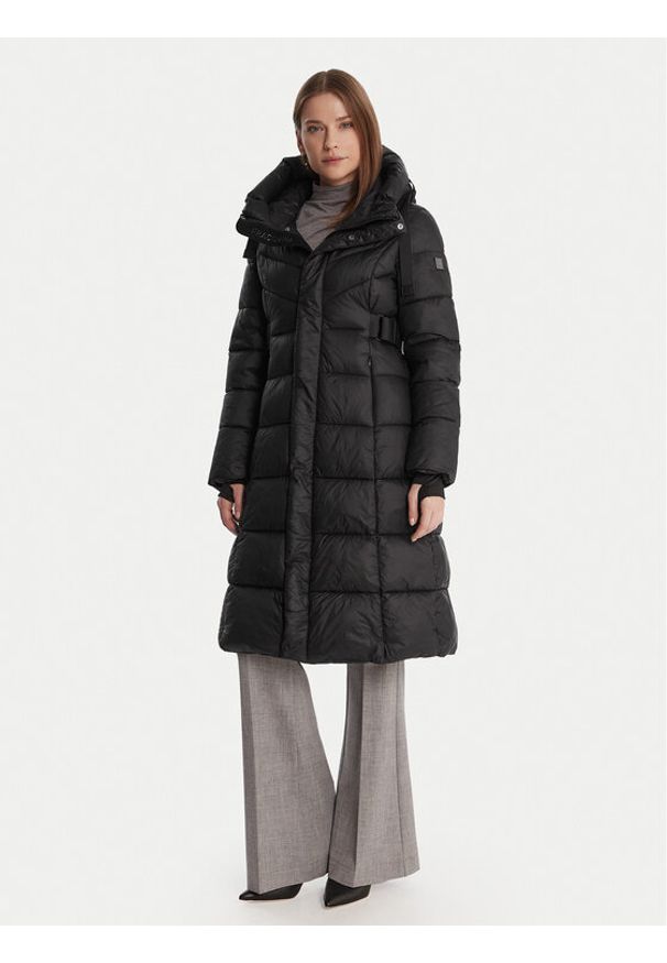 Fracomina Kurtka zimowa FS25WC3001O42301 Czarny Regular Fit. Kolor: czarny. Materiał: syntetyk. Sezon: zima