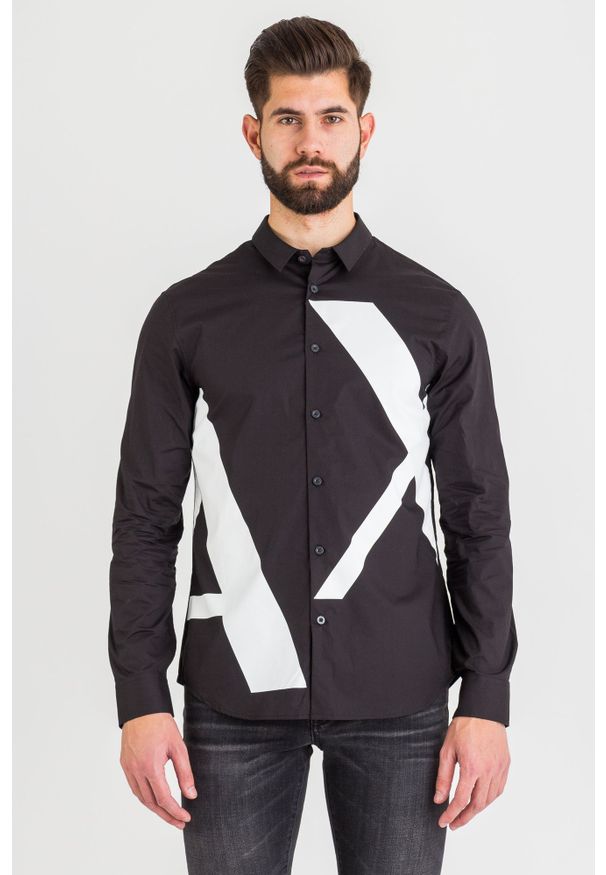Armani Exchange - KOSZULA ARMANI EXCHANGE. Okazja: na co dzień. Styl: casual, elegancki