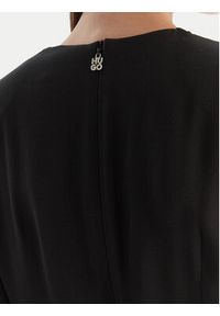 Hugo - HUGO Sukienka codzienna Kadele-1 50547704 Czarny Regular Fit. Okazja: na co dzień. Kolor: czarny. Materiał: wiskoza. Typ sukienki: proste. Styl: casual #5