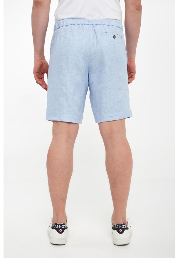 PAUL & SHARK - Bermudy męskie lniane PAUL&SHARK. Materiał: len