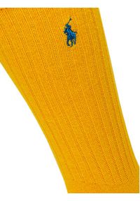 Polo Ralph Lauren Skarpety wysokie unisex 449915908040 Żółty. Kolor: żółty. Materiał: bawełna, materiał #3