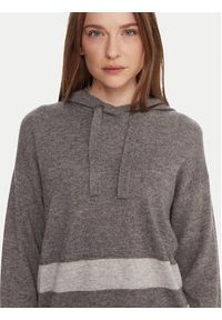 United Colors of Benetton - United Colors Of Benetton Sweter 102HE203V Szary Boxy Fit. Kolor: szary. Materiał: syntetyk #4