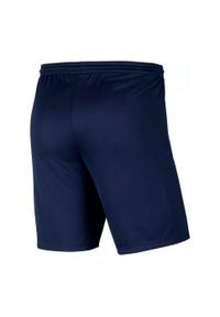 Spodnie treningowe chłopięce Nike JR Park Iii Knit. Kolor: niebieski. Długość: krótkie