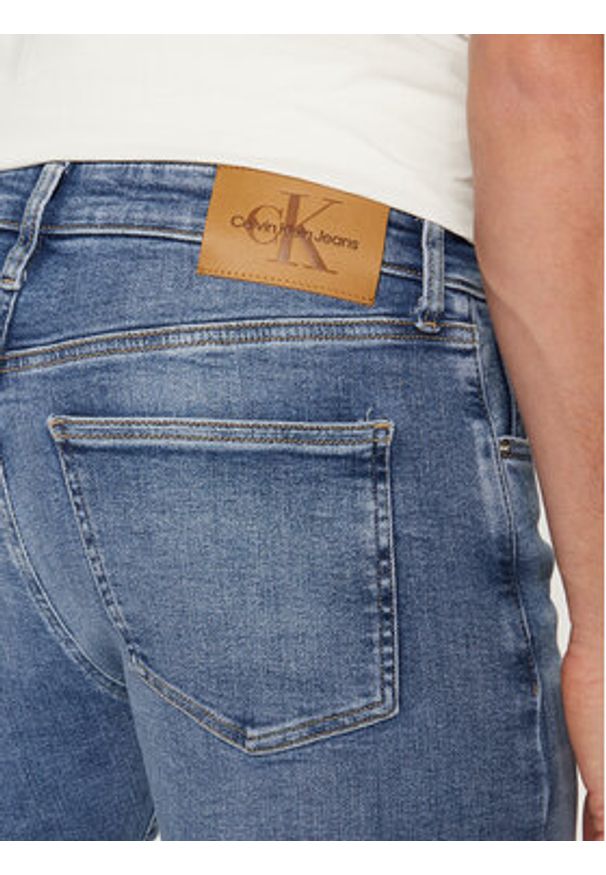 Calvin Klein Jeans Jeansy J30J326463 Niebieski Skinny Fit. Kolor: niebieski