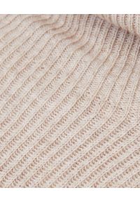 NANUSHKA - Beżowy sweter Pippa. Typ kołnierza: golf. Kolor: beżowy. Materiał: prążkowany, wełna, kaszmir. Długość rękawa: długi rękaw. Długość: długie #3