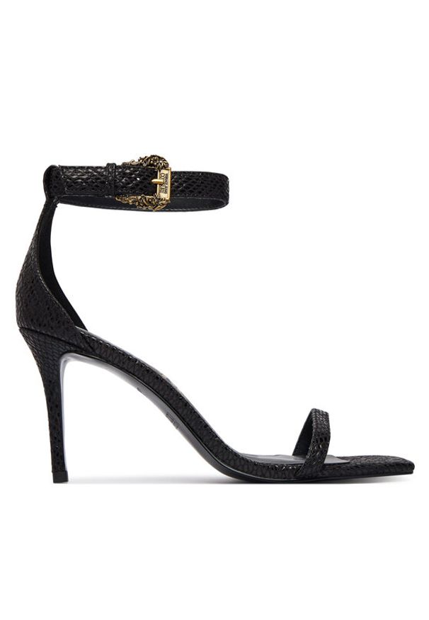 Versace Jeans Couture Sandały 80VA3S76 ZSS84 Czarny. Kolor: czarny. Materiał: skóra
