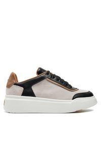 Max Mara Sneakersy 2424766071650 Beżowy. Kolor: beżowy. Materiał: skóra