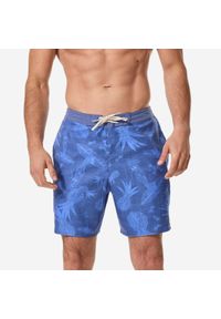 Spodenki surfingowe męskie Decathlon 100 Supagirl 18". Kolor: szary, niebieski, wielokolorowy. Materiał: materiał, poliester. Długość: długie. Styl: sportowy #1