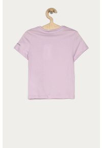 Calvin Klein Jeans - T-shirt dziecięcy 104-176 cm. Okazja: na co dzień. Kolor: fioletowy. Materiał: bawełna, dzianina. Wzór: nadruk. Styl: casual #2