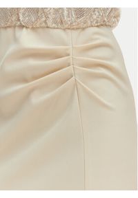 Rinascimento Sukienka wieczorowa CFC0020276002 Beżowy Slim Fit. Kolor: beżowy. Materiał: syntetyk. Styl: wizytowy #5