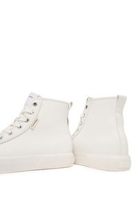 Calvin Klein Trampki Vulc Lace Up Hightop Lth HW0HW03076 Biały. Kolor: biały. Materiał: skóra #2