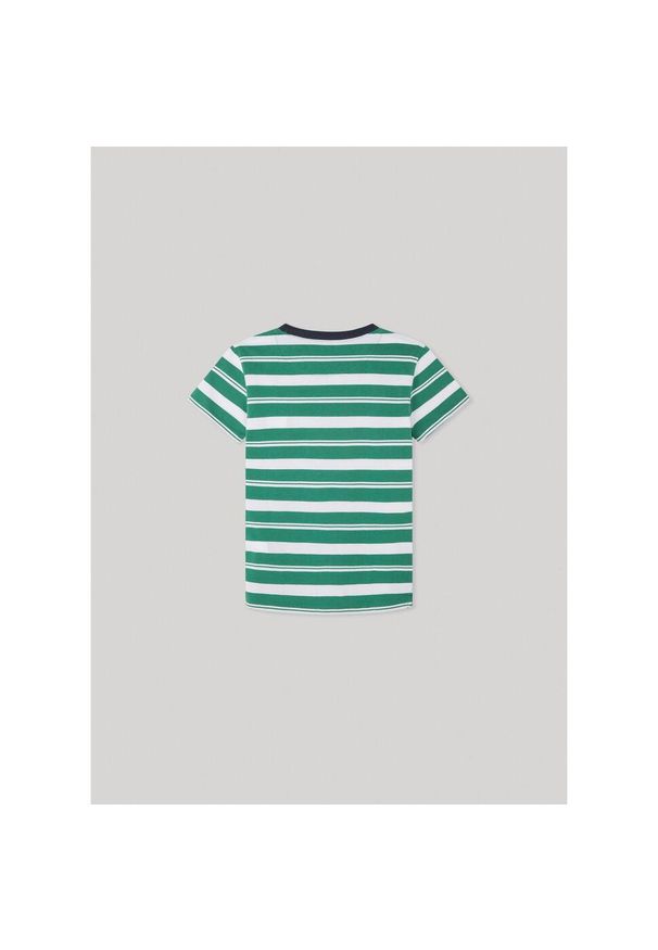 Koszulka dla dzieci Pepe Jeans Reeve. Kolor: zielony