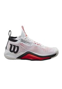 Buty tenisowe męskie Wilson Rush Tour MID. Kolor: biały, czerwony, czarny, wielokolorowy. Sport: tenis