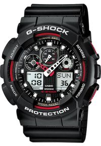 G-Shock - G-SHOCK ZEGAREK FALCON GA-100-1A4ER. Rodzaj zegarka: cyfrowe. Materiał: tworzywo sztuczne. Styl: sportowy