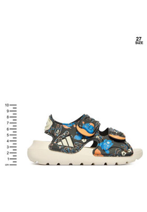Adidas - adidas Sandały Altaswim 3 Sandals KI0739 Szary. Kolor: szary. Materiał: syntetyk