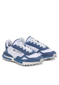 Lacoste Sneakersy Elite Active 51SMA0142 Niebieski. Kolor: niebieski. Materiał: skóra, zamsz #5