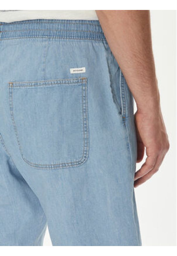 Jack & Jones Szorty jeansowe Tony 12270251 Niebieski Relaxed Fit. Kolor: niebieski. Materiał: bawełna