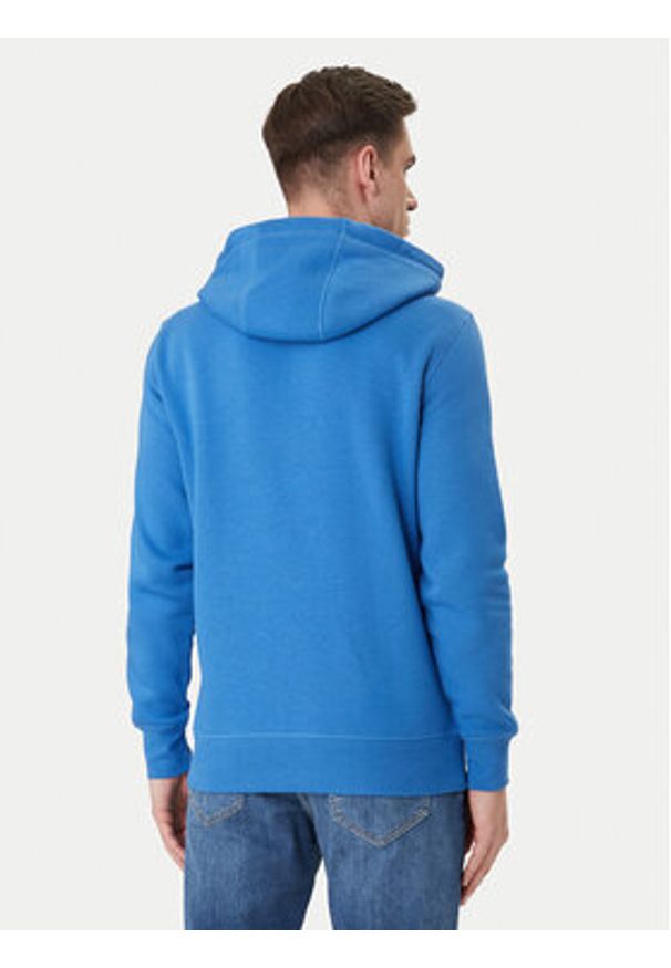 TOMMY HILFIGER - Tommy Hilfiger Bluza Logo MW0MW11599 Niebieski Regular Fit. Kolor: niebieski. Materiał: bawełna