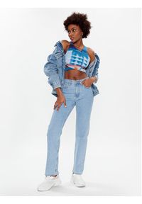 Calvin Klein Jeans Top J20J221068 Niebieski Slim Fit. Kolor: niebieski. Materiał: syntetyk #3