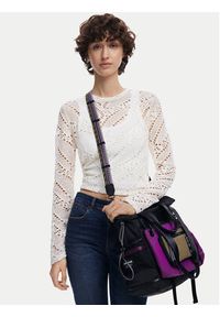 Desigual Plecak Voyager 25SAKY17 Czarny. Kolor: czarny. Materiał: materiał #3