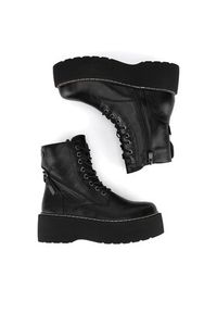 DeeZee Trzewiki WS101-03 Czarny. Kolor: czarny. Materiał: materiał #5