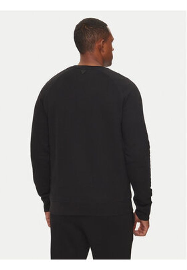 Guess Bluza New Adwin Z4YQ16 K9V31 Czarny Regular Fit. Kolor: czarny. Materiał: bawełna