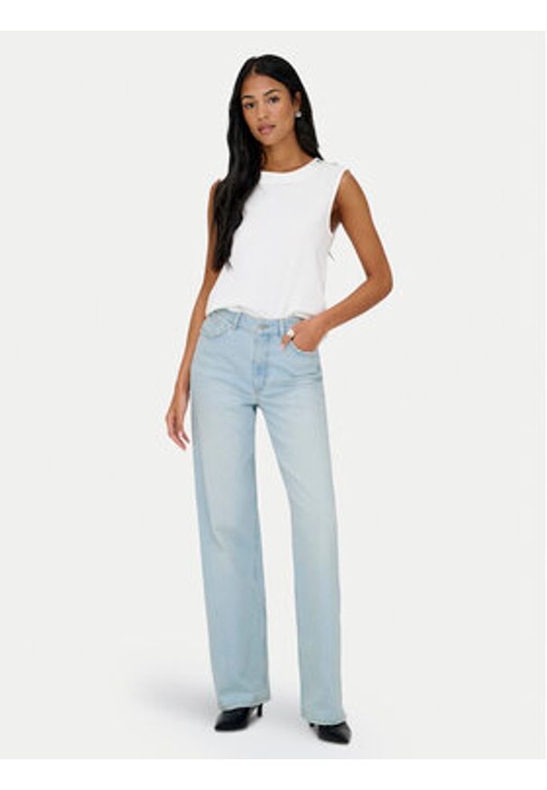 only - ONLY Jeansy Juicy 15359784 Niebieski Wide Leg. Kolor: niebieski