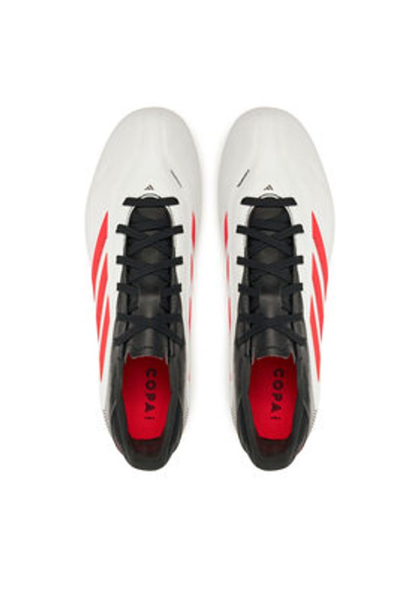 Adidas - adidas Buty do piłki nożnej Copa Pure 3 League Firm/Multi-Ground ID9049 Biały. Kolor: biały. Materiał: skóra