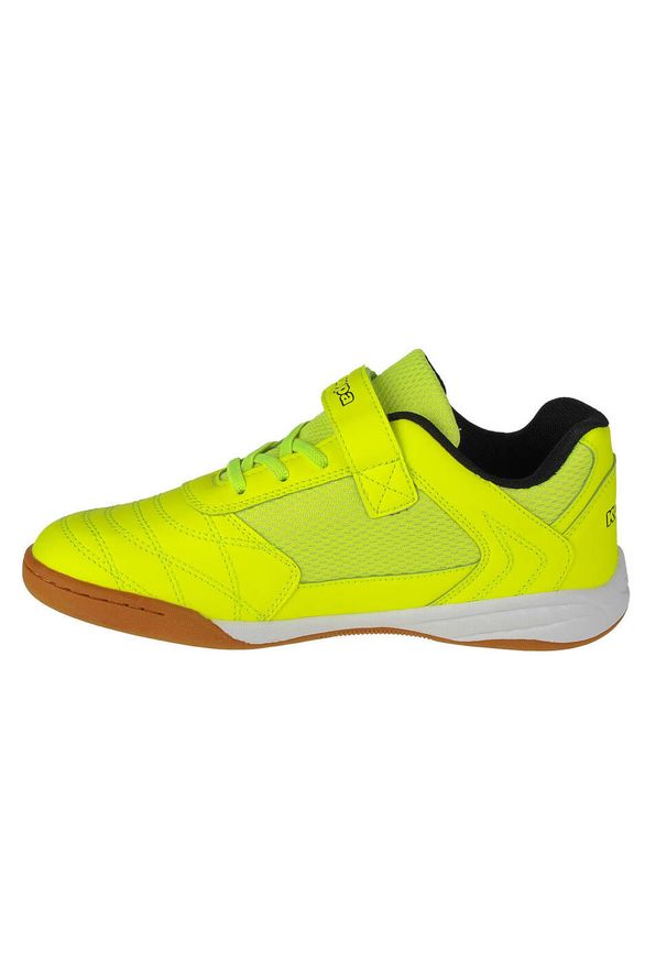 Buty halowe - halówki chłopięce, Kappa Damba T. Kolor: żółty, wielokolorowy. Materiał: materiał, syntetyk, tkanina