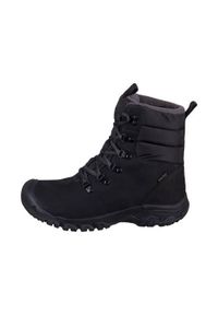 keen - Buty do chodzenia damskie Keen Greta Boot Wp Black Black. Wysokość cholewki: za kostkę. Kolor: czarny. Materiał: materiał. Szerokość cholewki: normalna. Sport: turystyka piesza